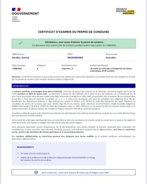 Nouveau-CEPC-Resultat-permis-Driver Formation Saint-Ouen l'Aumone